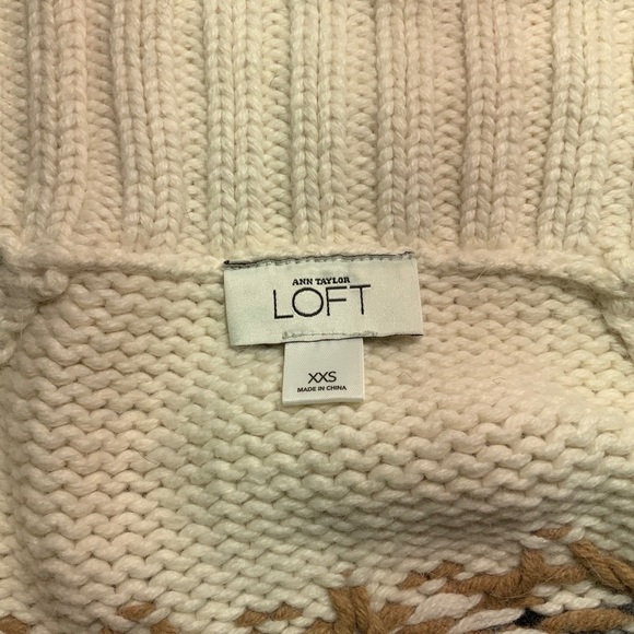 𝅺LOFT by Ann Taylor Wool Blend Knit Cardigan Women’s XXS - Picture 6 of 6